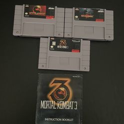 Mortal Kombat SNES Games 