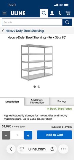 🔥🔥ULINE  SHELVING🔥🔥