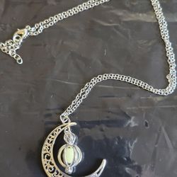 Necklace  With Pendant New 9 Inch Chain