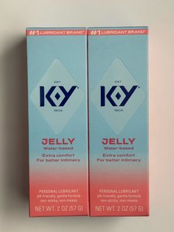 K-Y Jelly Water-Based Personal Lubricant 2-Pack