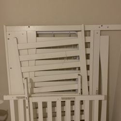 White Baby Crib 