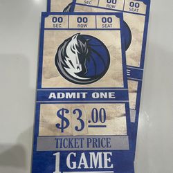 Dallas Mavericks Basketball Wooden Ticket Indoor Decor Sign, New $18