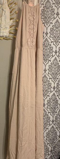 Vestido color blush