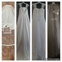 Wedding Dress With Veil