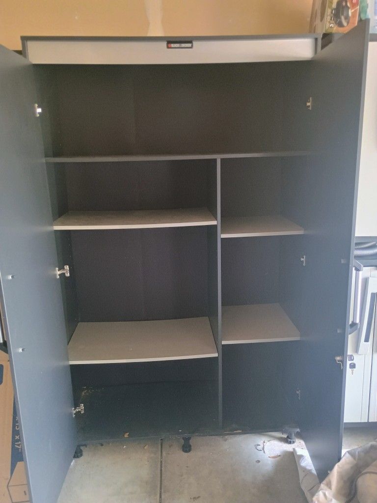 Free Black And Decker Garage Storage Cabinet 