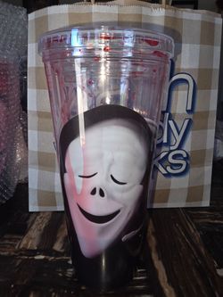 Scary movie 6 bloody tumbler AMC theatre