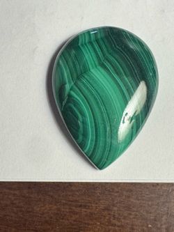 Malachite Teardrop Cabochon Gemstone