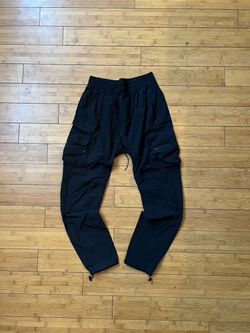 Represent 247 Black Nylon Cargo Jogger Pants - Medium