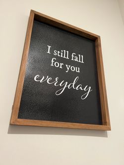 I Still Fall For You Everyday Wall Art Framed