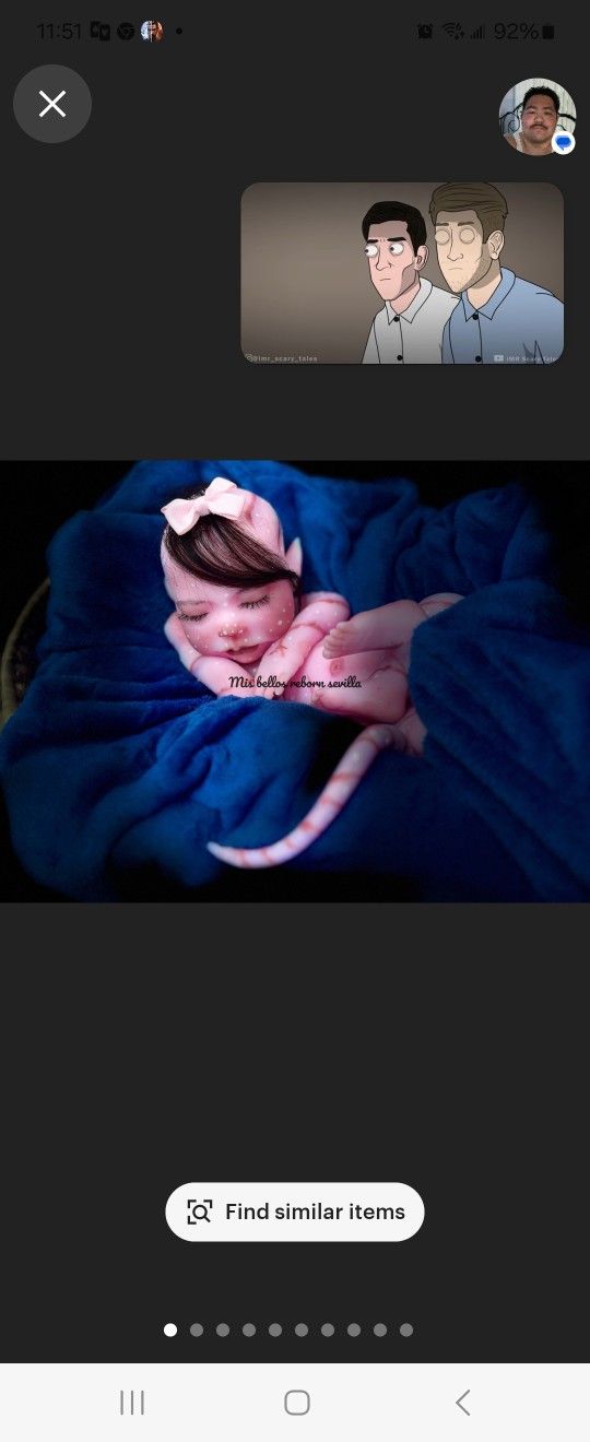 High quality pink silicone avatar baby 16.9"