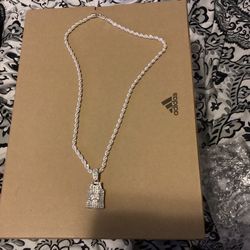 925 Silver Rope Chain With Pendant 