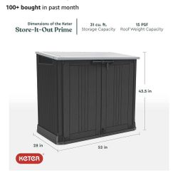 KETER Resin Storage Box 