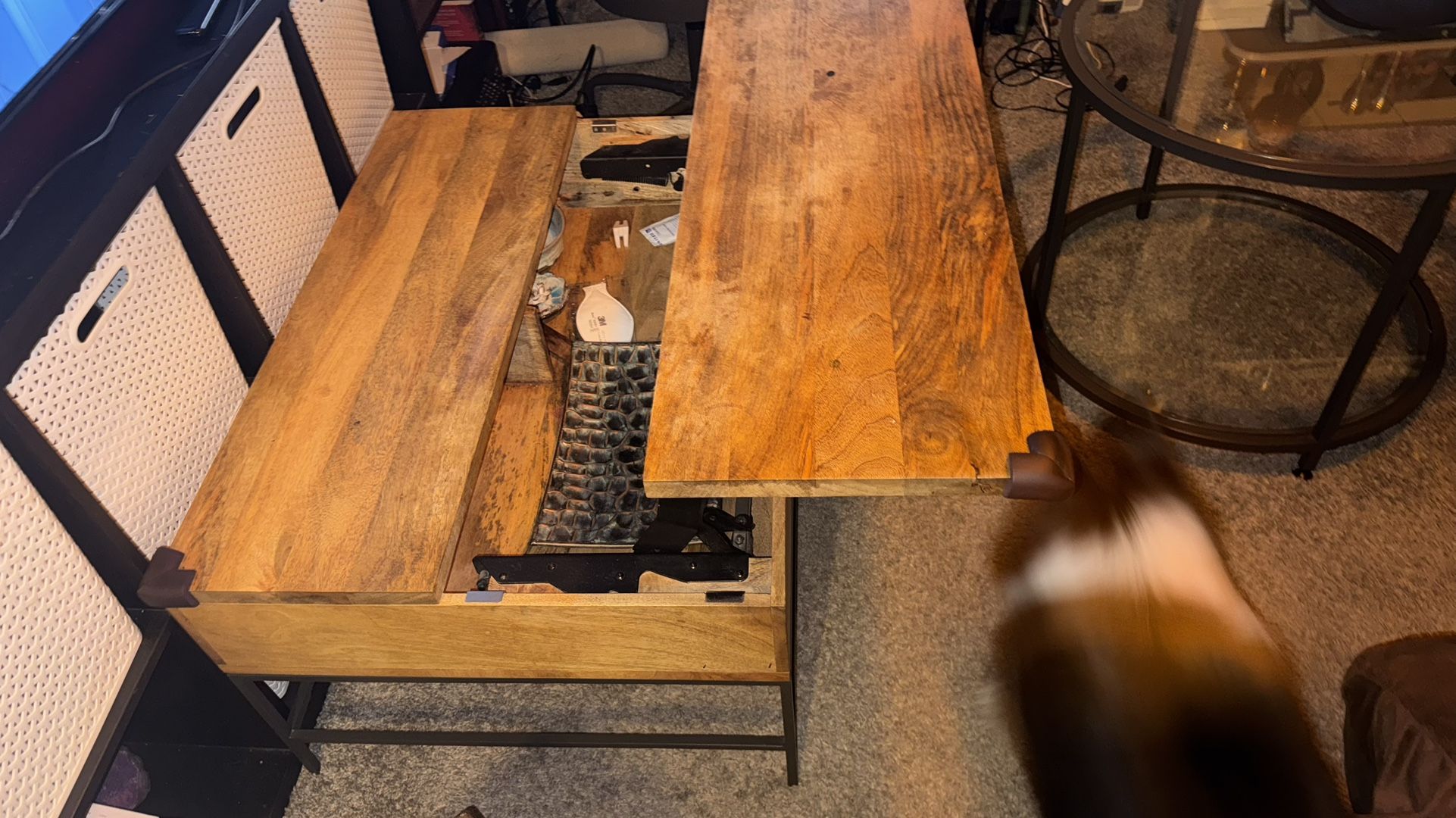 Wooden Storage Coffee Table