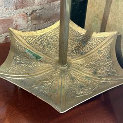 Fantastic vintage brass umbrella holder