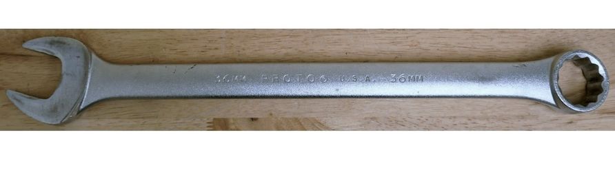 LARGE Proto 1236M 36mm Professional Combination Wrench - USA