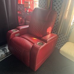 Leather Recliner Chair With Lights