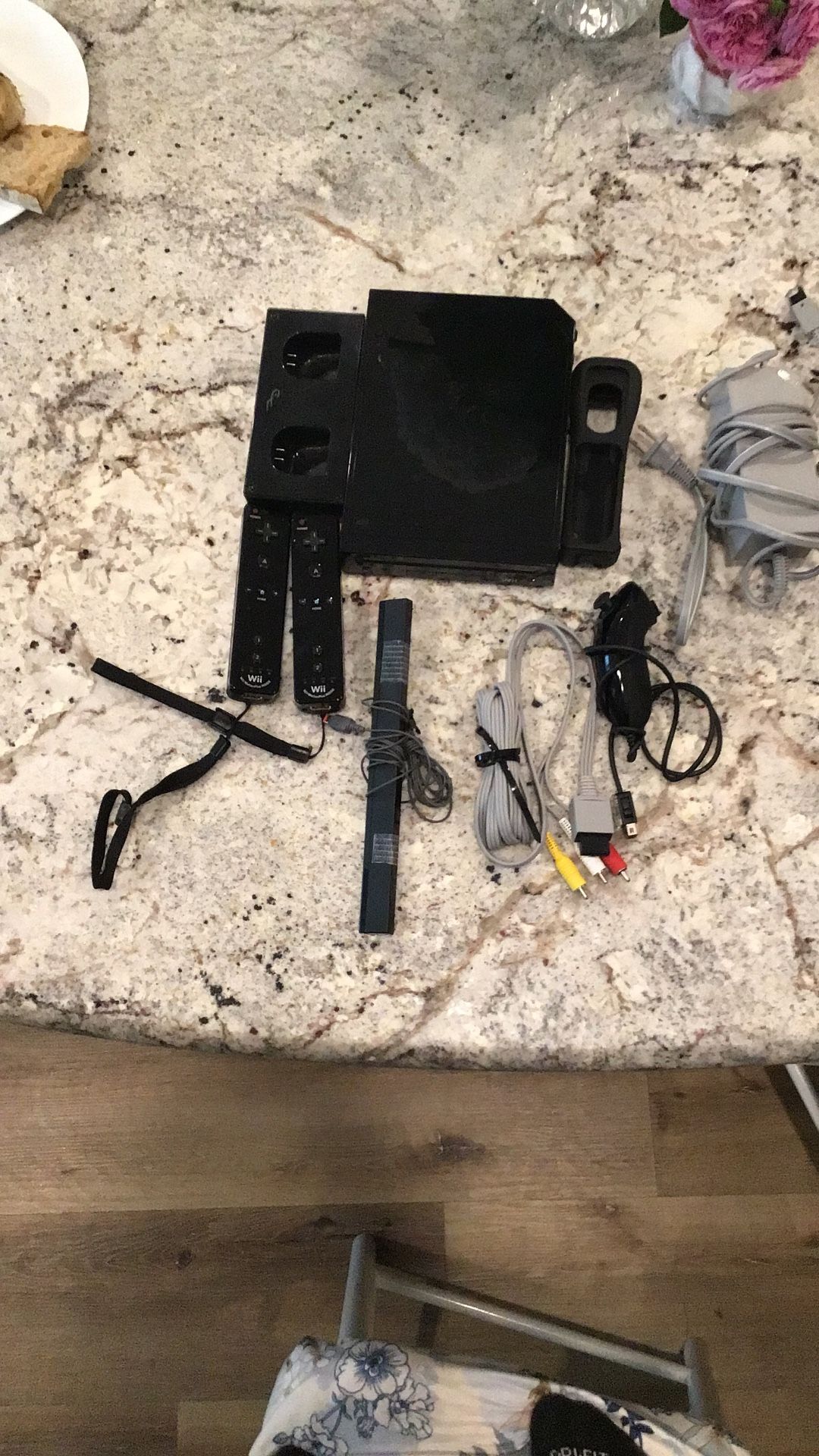 Black Wii With Accessories