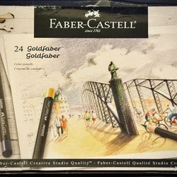 Professional Goldfaber Colored Pencils New 24ct 