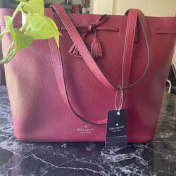 Kate Spade Red Tote Bag