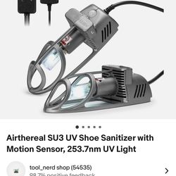 Airthereal SU3 UV Shoe Sanitizer Motion Sensor