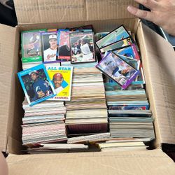 Box Of 70s-80s Baseball Cards