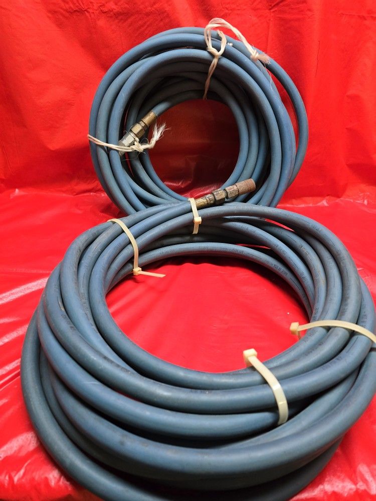 AIR HOSES (2) 50FT, 250PSI, USA 3/8" ID
