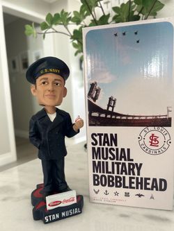 Stan Musial military bobble head