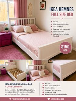 Ikea Hemnes Fullsize Bed