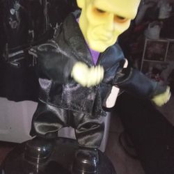 RARE With Tags Original 2011 Gemmy Halloween Grave Raver Frankenstein Works Well