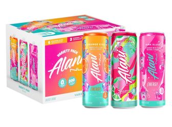 **New-Alani Nu Energy Drink Variety Pack 12 fl oz Cans, 18 Count Assorted Flavors Low Calorie Sugar Free Beverage!  Expiration date 9/2027