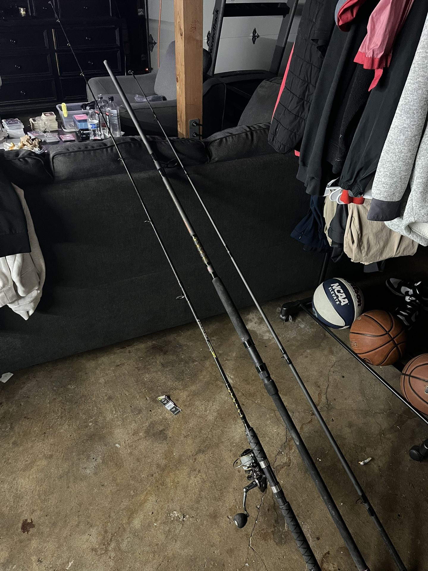7 Medium Heavy Combo And A 12 Ft Surf Rod