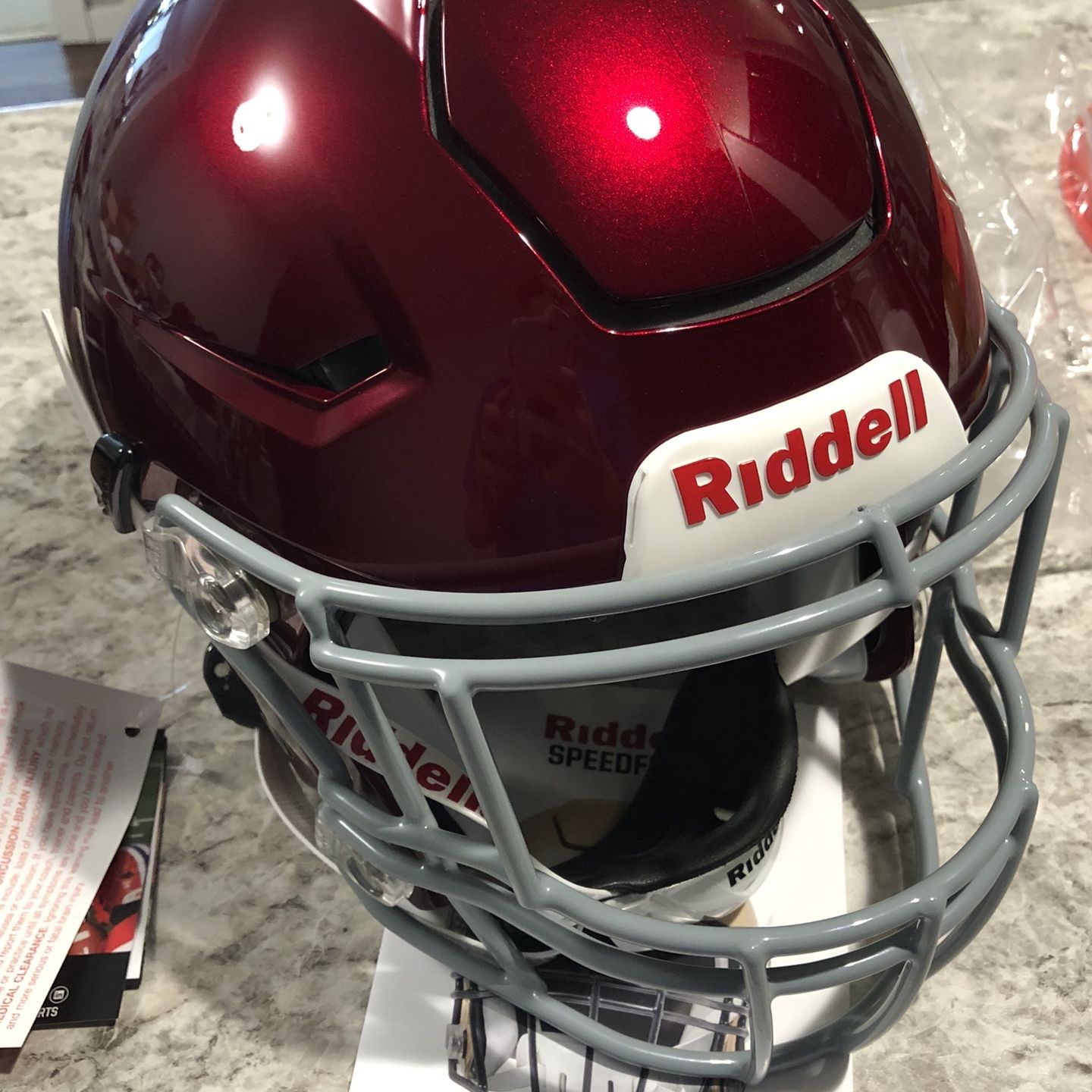 harrison smith signed helmet Harrison Smith Autographed Signed Vikings Chrome Mini Helmet #22 Autograph
