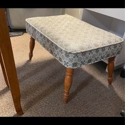 Floral Ottoman/Stool