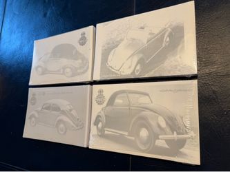 VW Bug Notepads 3 in a pack