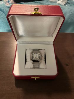 White and Silver 40mm Luxury Watch