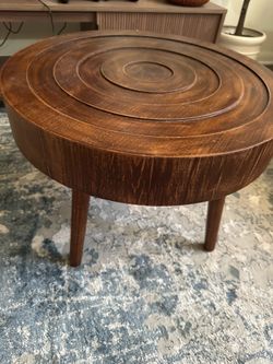brown coffee table