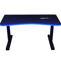 New in box Turismo Racing Gaming Desk - Autodromo Extra-Wide Desk with LED Lighting 34"D x 64"W x30H