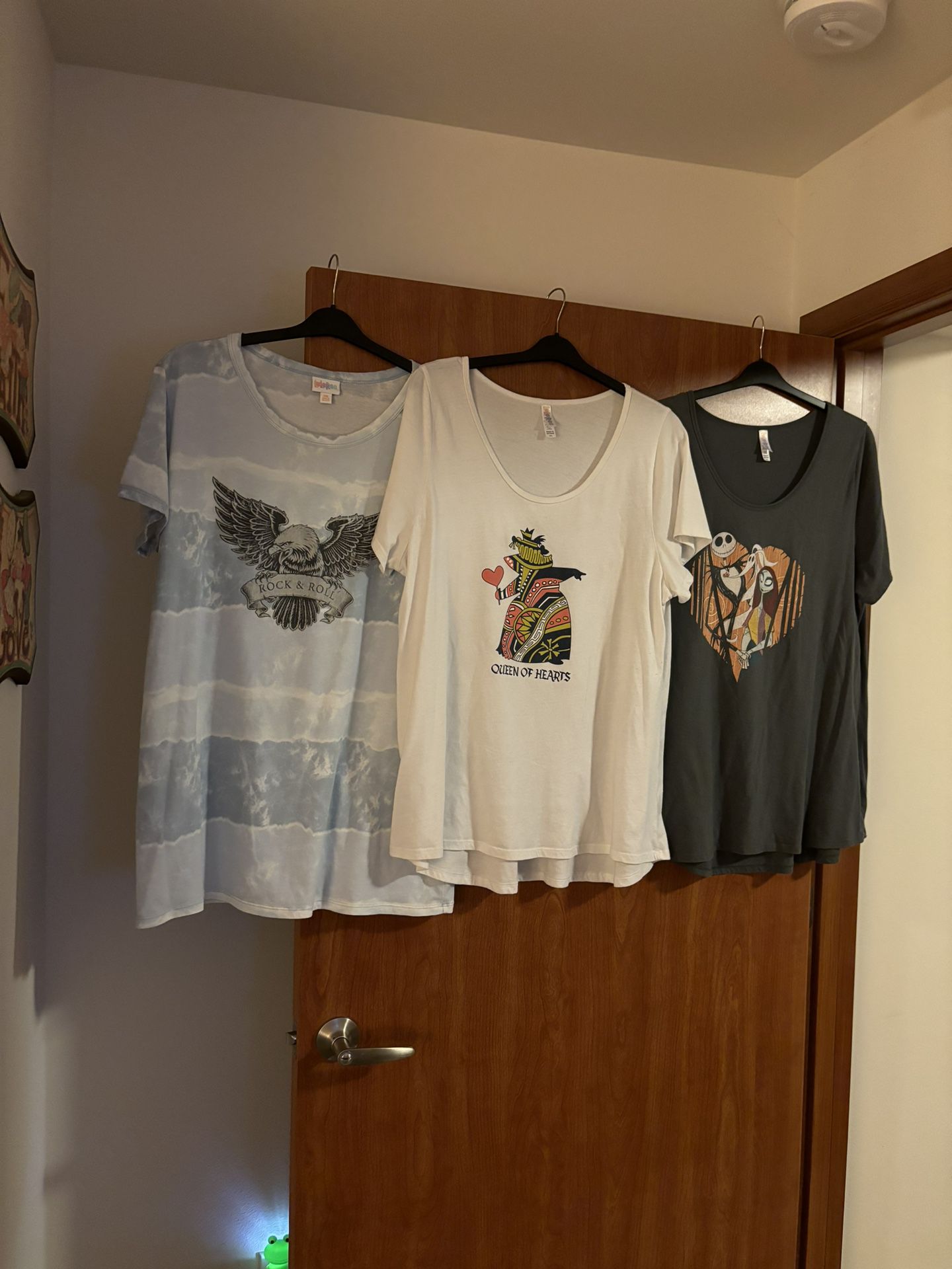 Set Of Three LuLaRoe Short Sleeve Tunic T-shirt 3XL