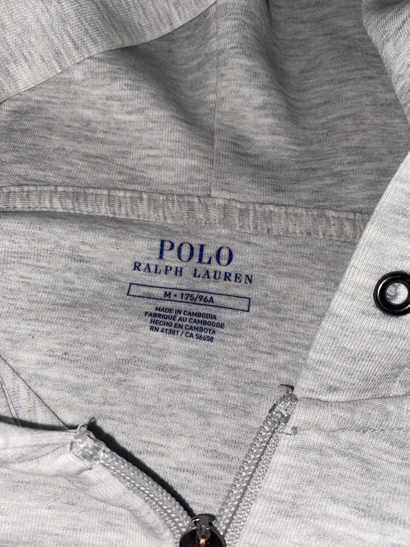 Polo Gray Jacket Men's clothing