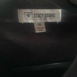 STACY ADAMS KNIT BUTTON SHIRT 4XL $50 NEW 