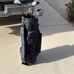 Golf Clubs And Bag 