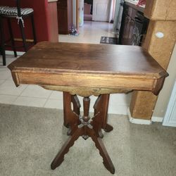 Victorian Eastlake Parlor Table