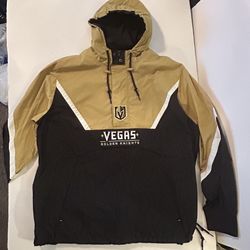 NEW Mitchell & Ness Vegas Golden Knights Hooded Pullover Jacket 2XL NHL VGK