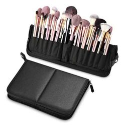 Byootique Makeup Brush Holder with 29 Pockets Stand Up - Gift Idea - Summer Sale
