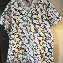 Hello Kitty Scrub Top