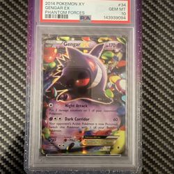 Gengar EX 34 PSA 10