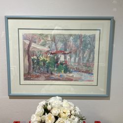 Promenade Et Fleurs By Pierre Jean Llado
