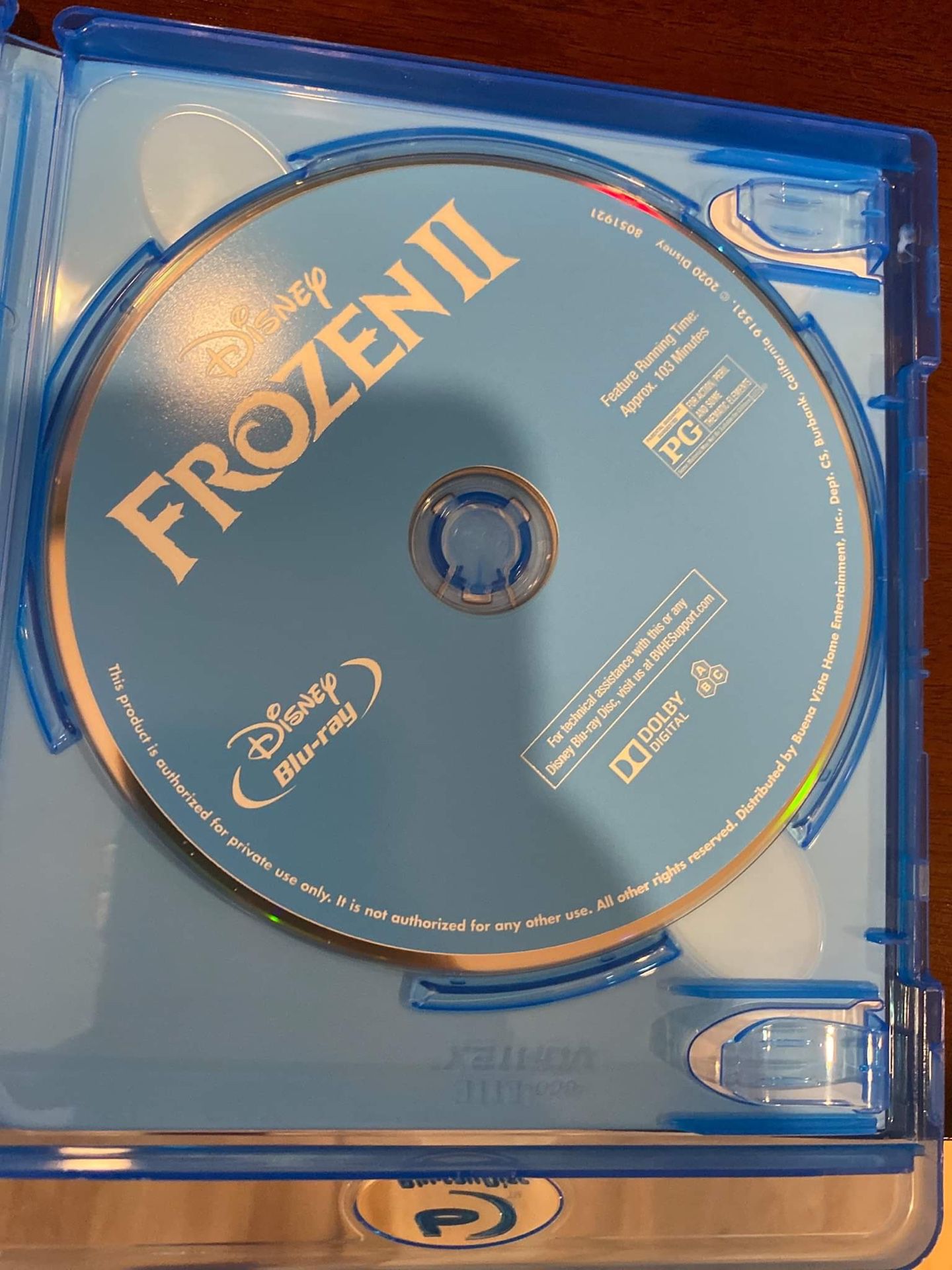 Frozen 2 movie - Blu Ray