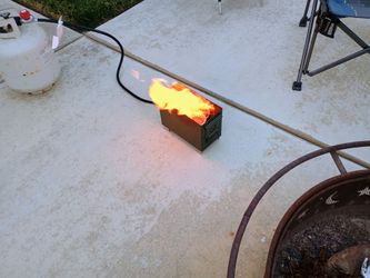 Ammo can fire pit