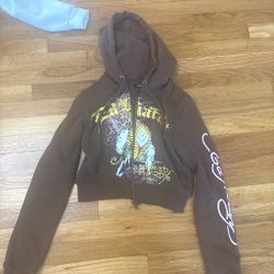 ed hardy zip up
